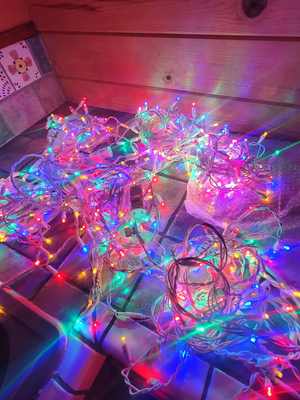 Multi-Color Holiday Icicle LED Lights - Home Holiday